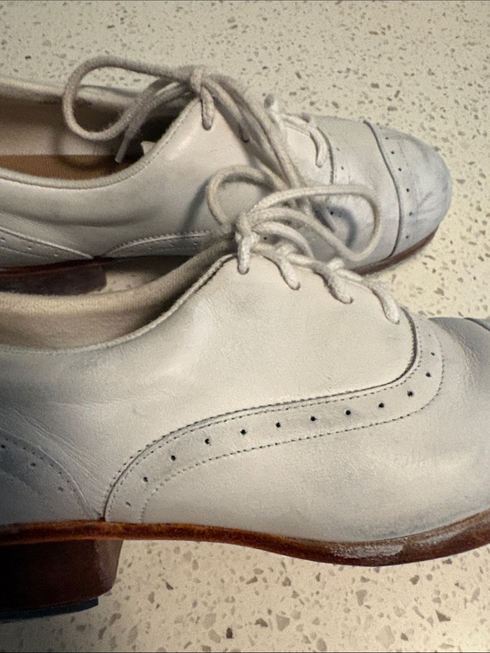 Bloch White J. Sams Tap Shoes - Picture 5 of 10